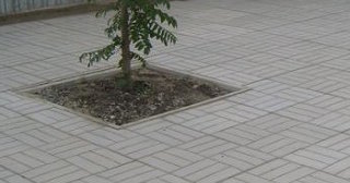 Качественная тротуарная плитка серого цвета в Новороссийске в октябре