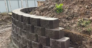Установка подпорной стенки в Новороссийске в октябре